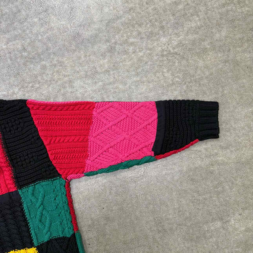 Supreme Cardigan "PATCHWORK" Multi-Color Used Size M