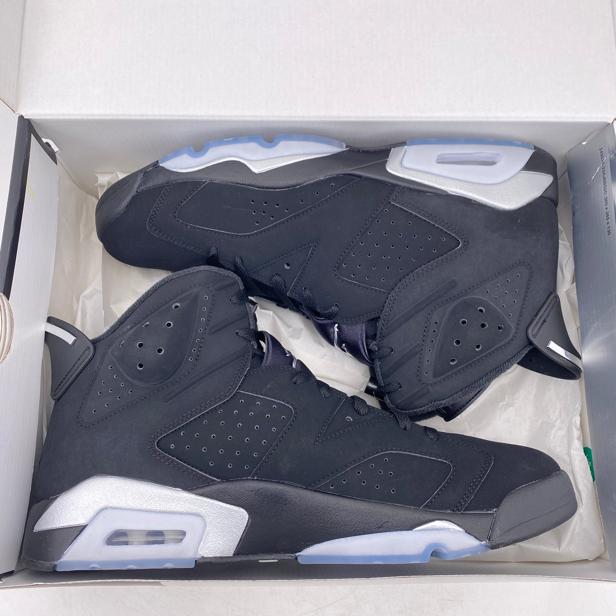 Air Jordan 6 Retro &quot;Chrome&quot; 2022 New Size 13