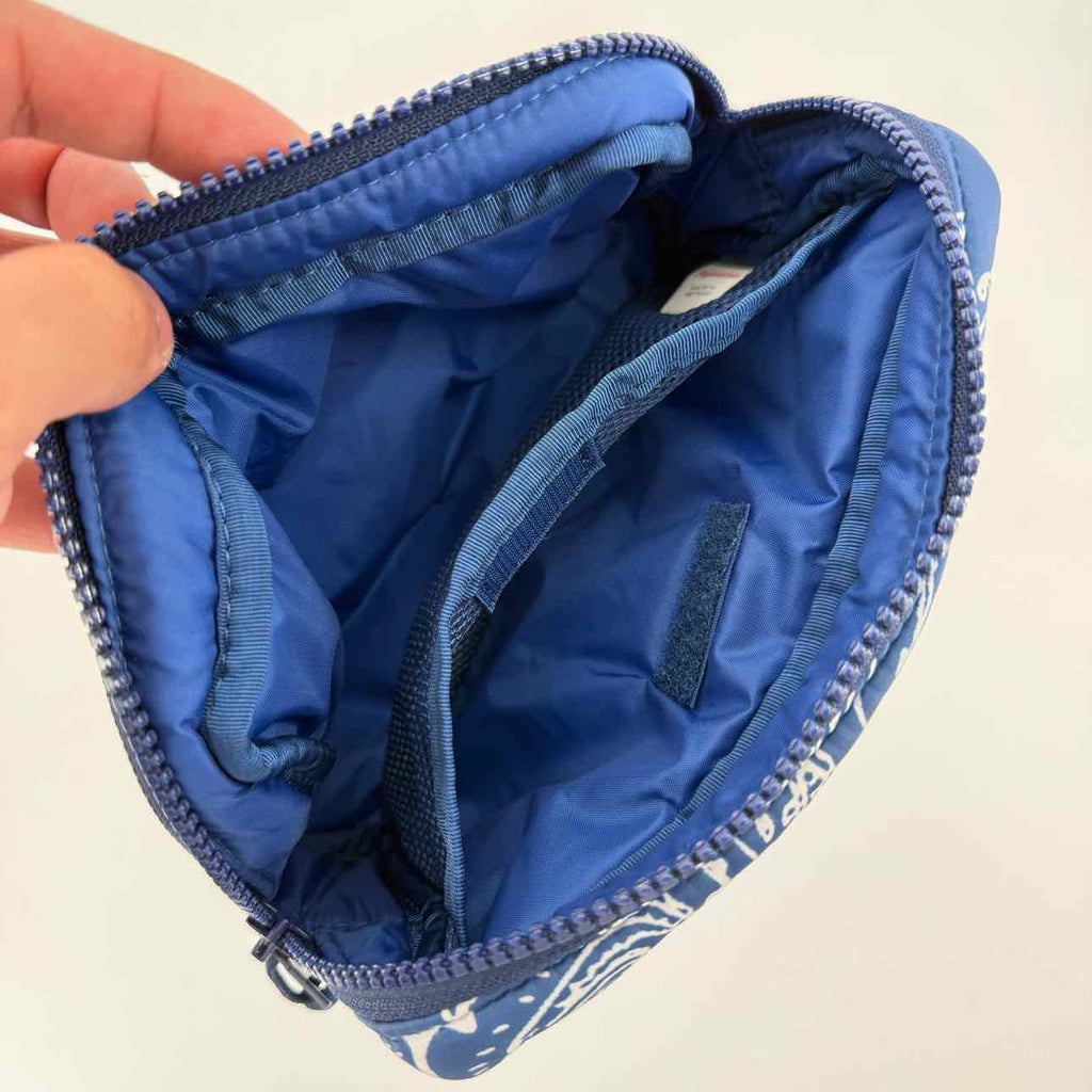 Supreme Pouch "PUFFER" Used Blue Size OS