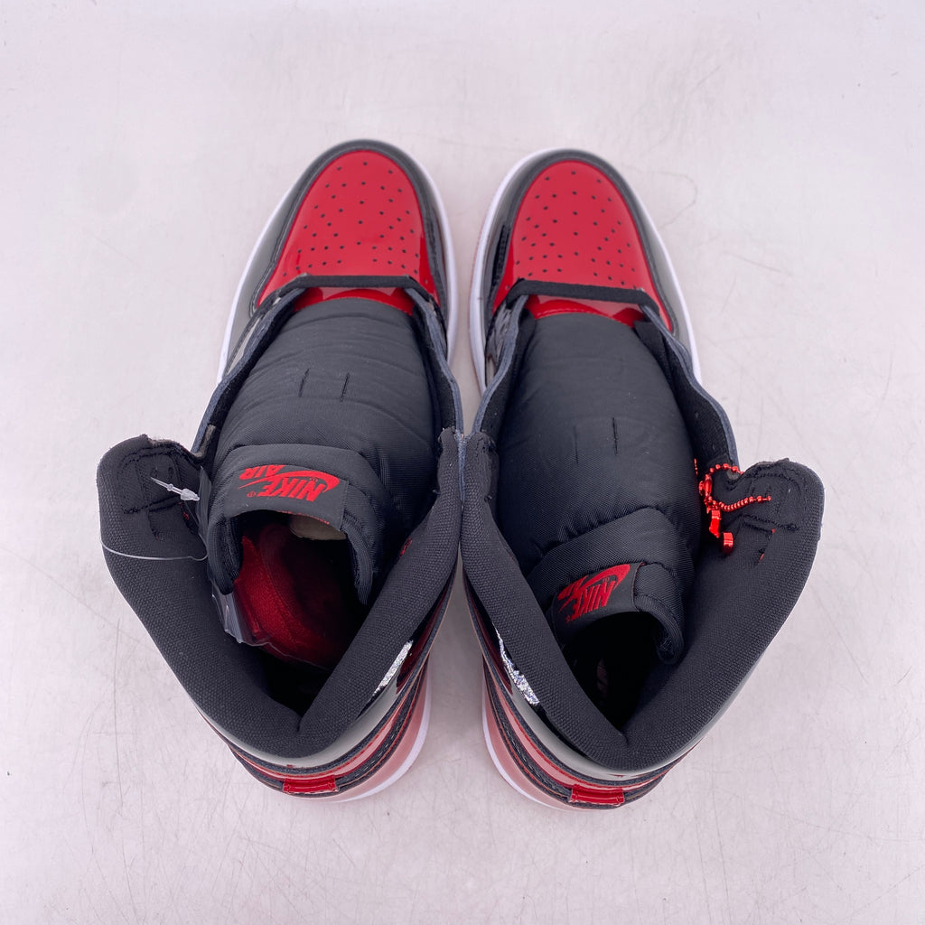 Air Jordan 1 Retro High OG "Patent Bred" 2021 New Size 11.5