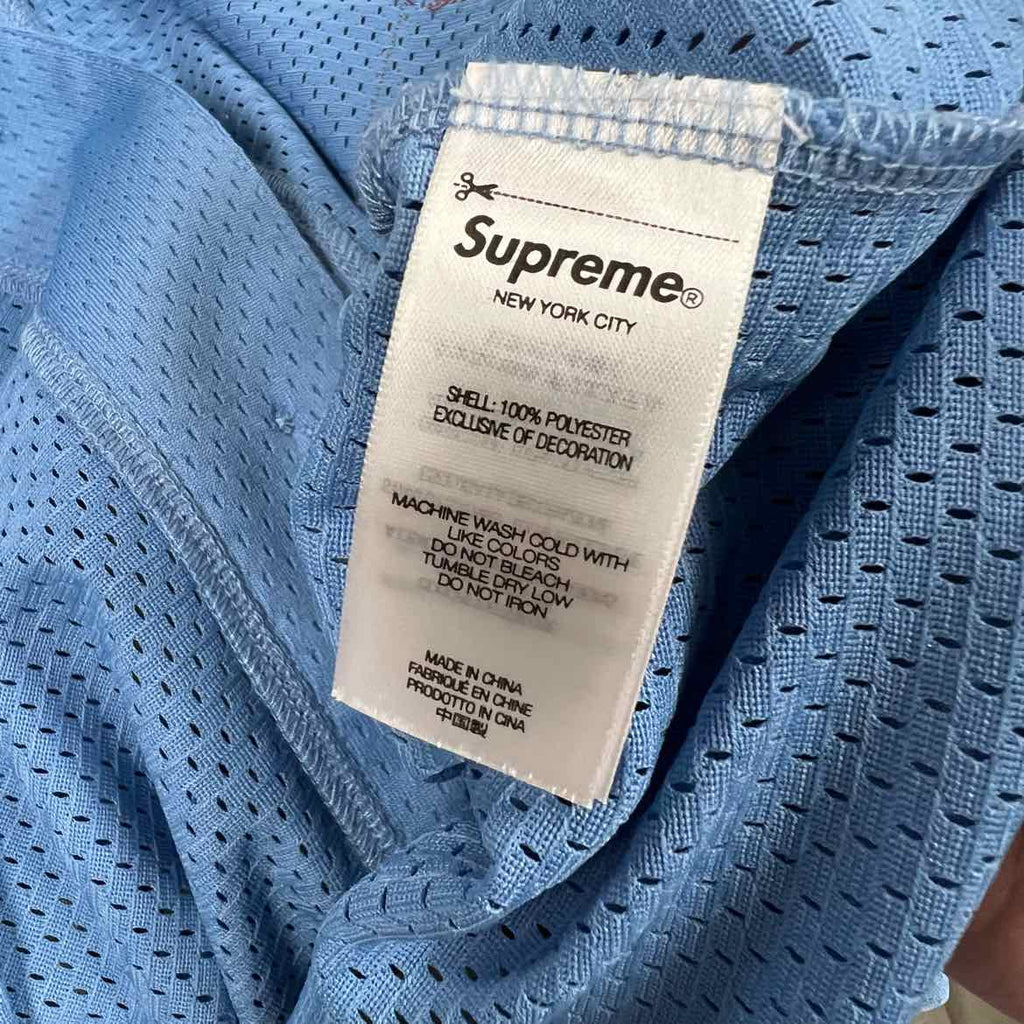 Supreme Jersey "OLD ENGLISH" Blue Used Size 2XL