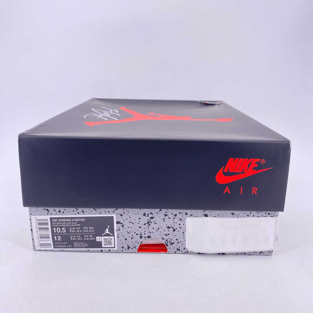 Air Jordan 4 Retro "Military Blue" 2024 New Size 10.5