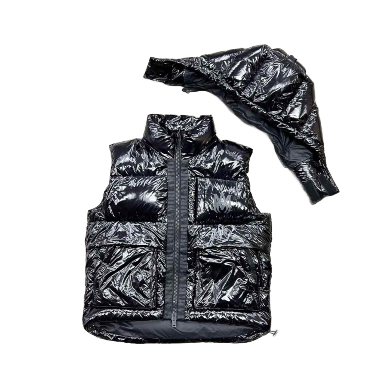 Amiri Vest "GILET PUFFER" Black Used Size L