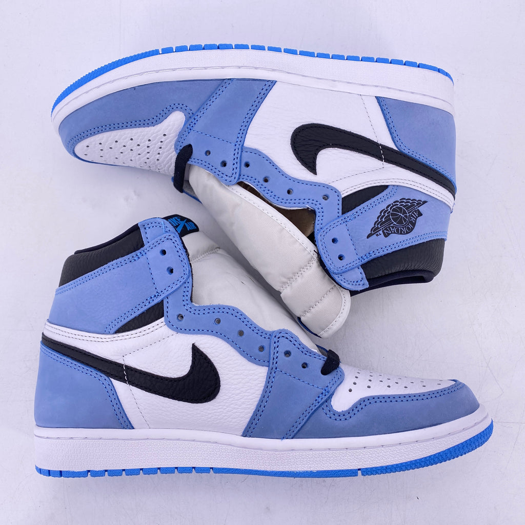 Air Jordan 1 Retro High OG "University Blue Black" 2021 New Size 9