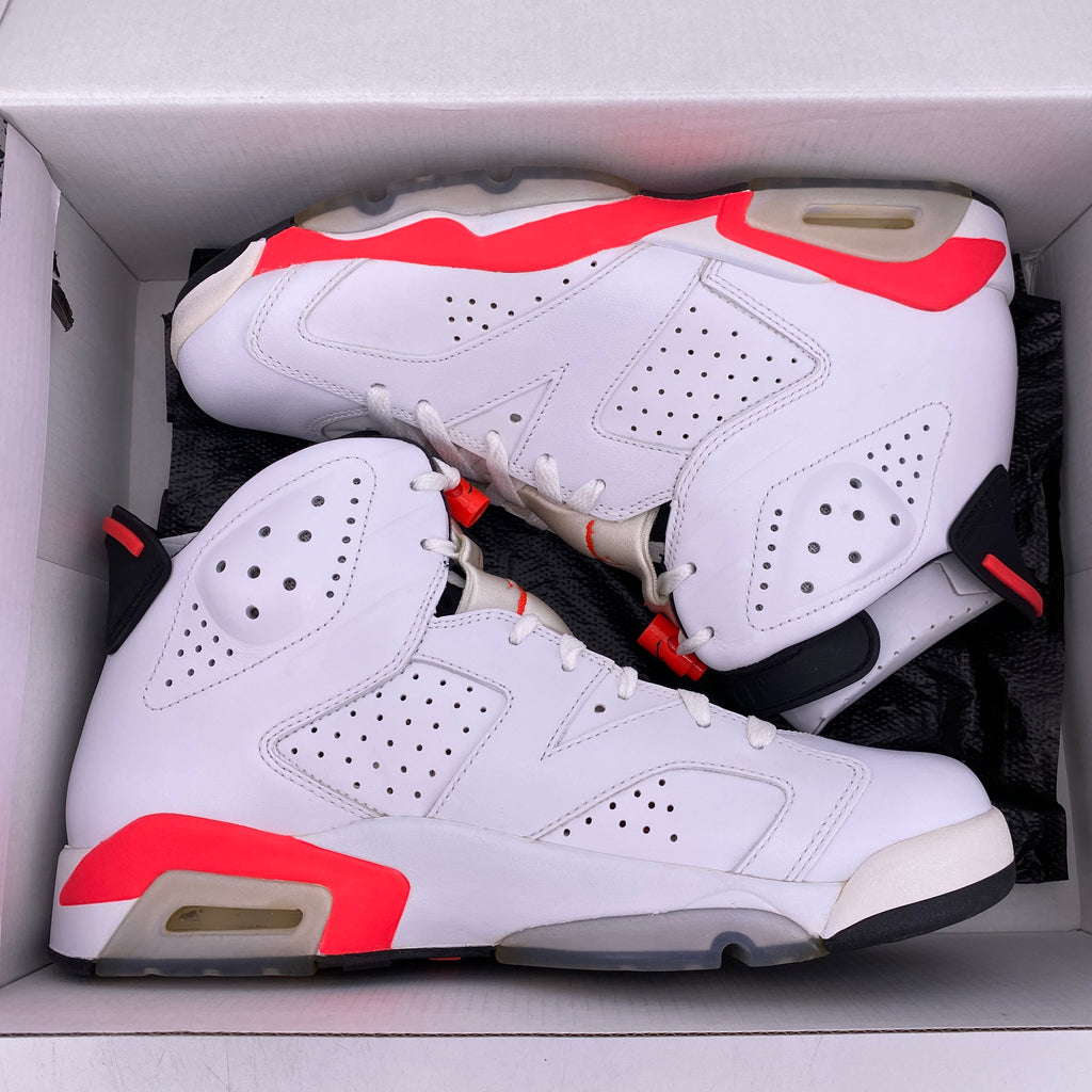 Air Jordan 6 Retro "Infrared White" 2014 New Size 8.5