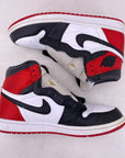 Air Jordan (W) 1 Retro High OG "Satin Black Toe" 2019 Used Size 9.5W