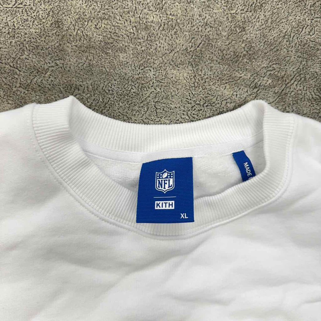 Kith Crewneck Sweater "GIANTS" White New Size XL