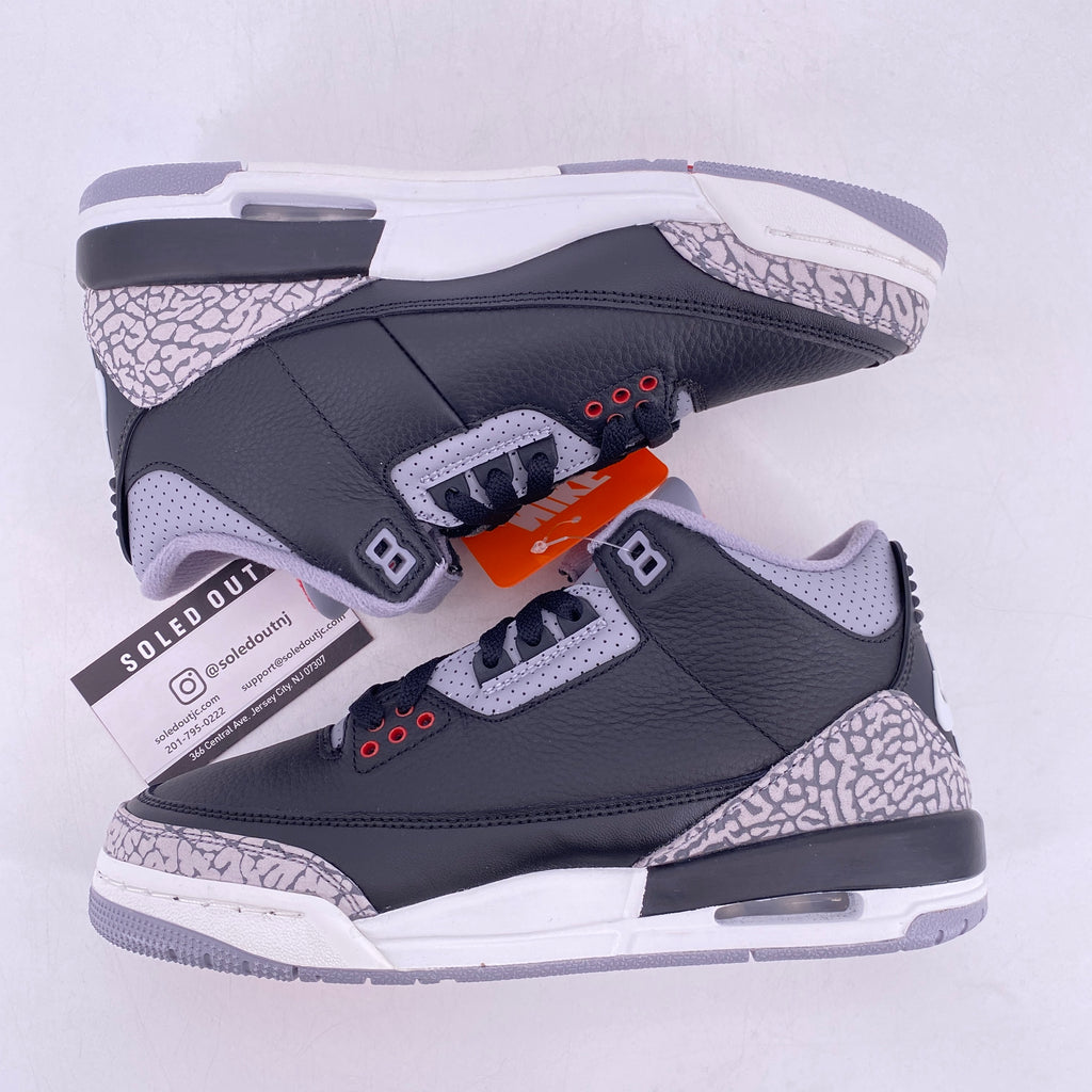 Air Jordan (GS) 3 Retro "Black Cement" 2024 New Size 6.5Y