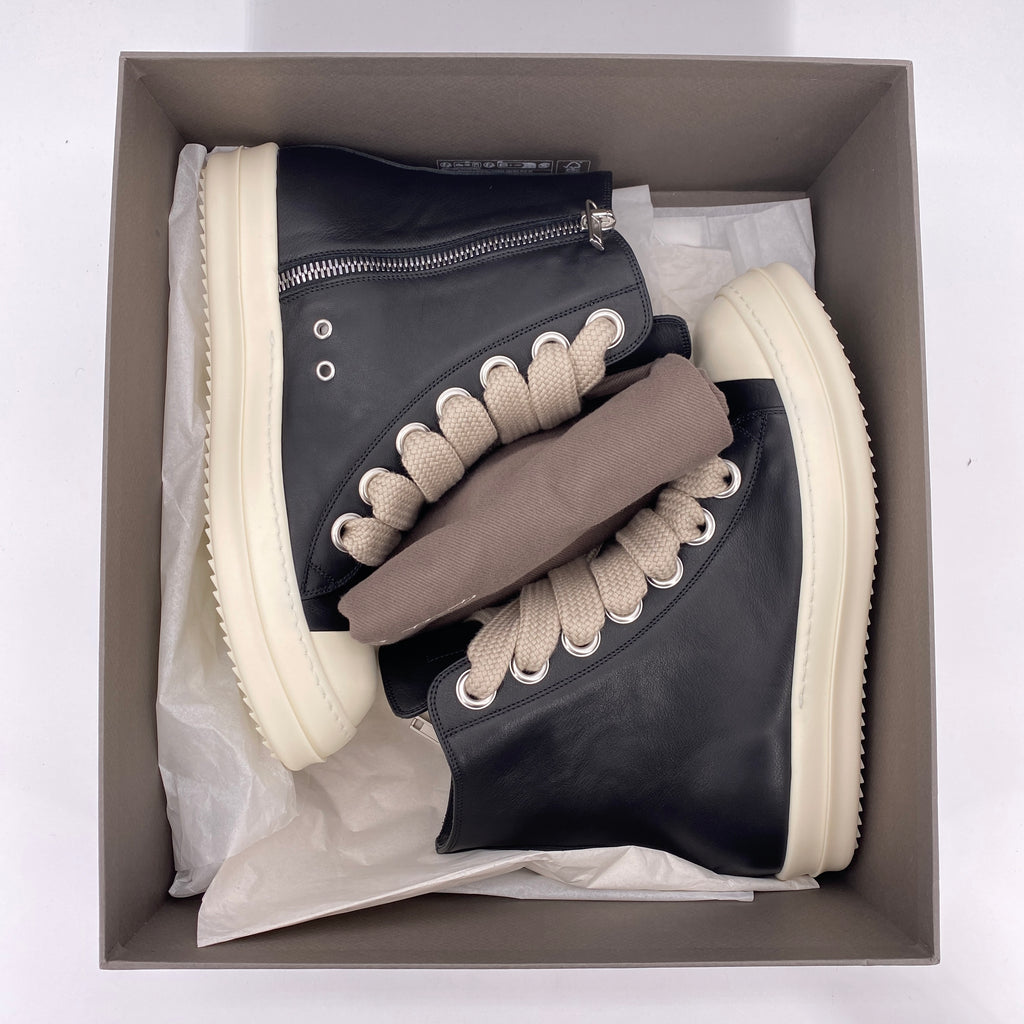 Rick Owens High Top "Jumbo Lace"  New Size 44
