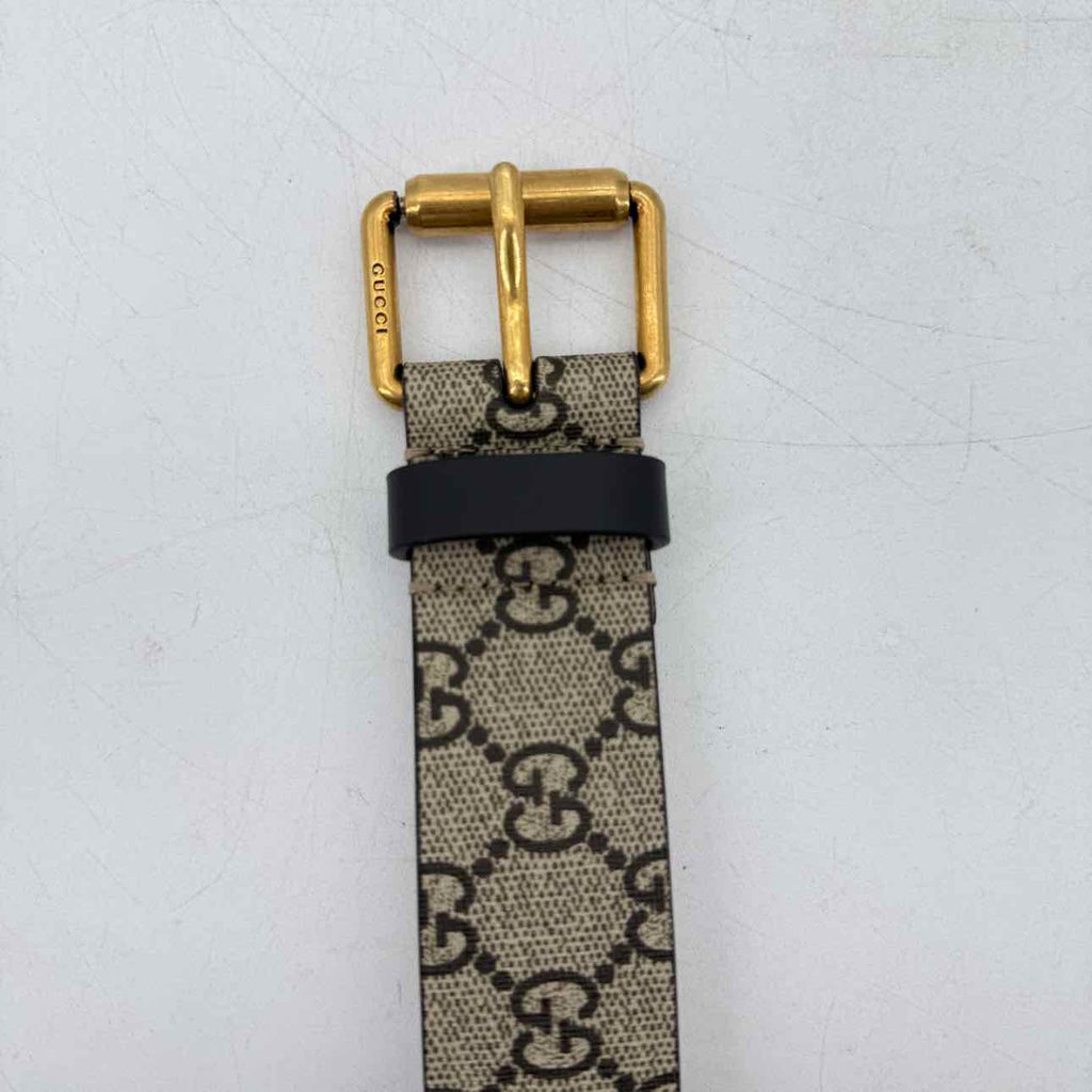 Gucci Belt "SNAKE" New Beige Size 85