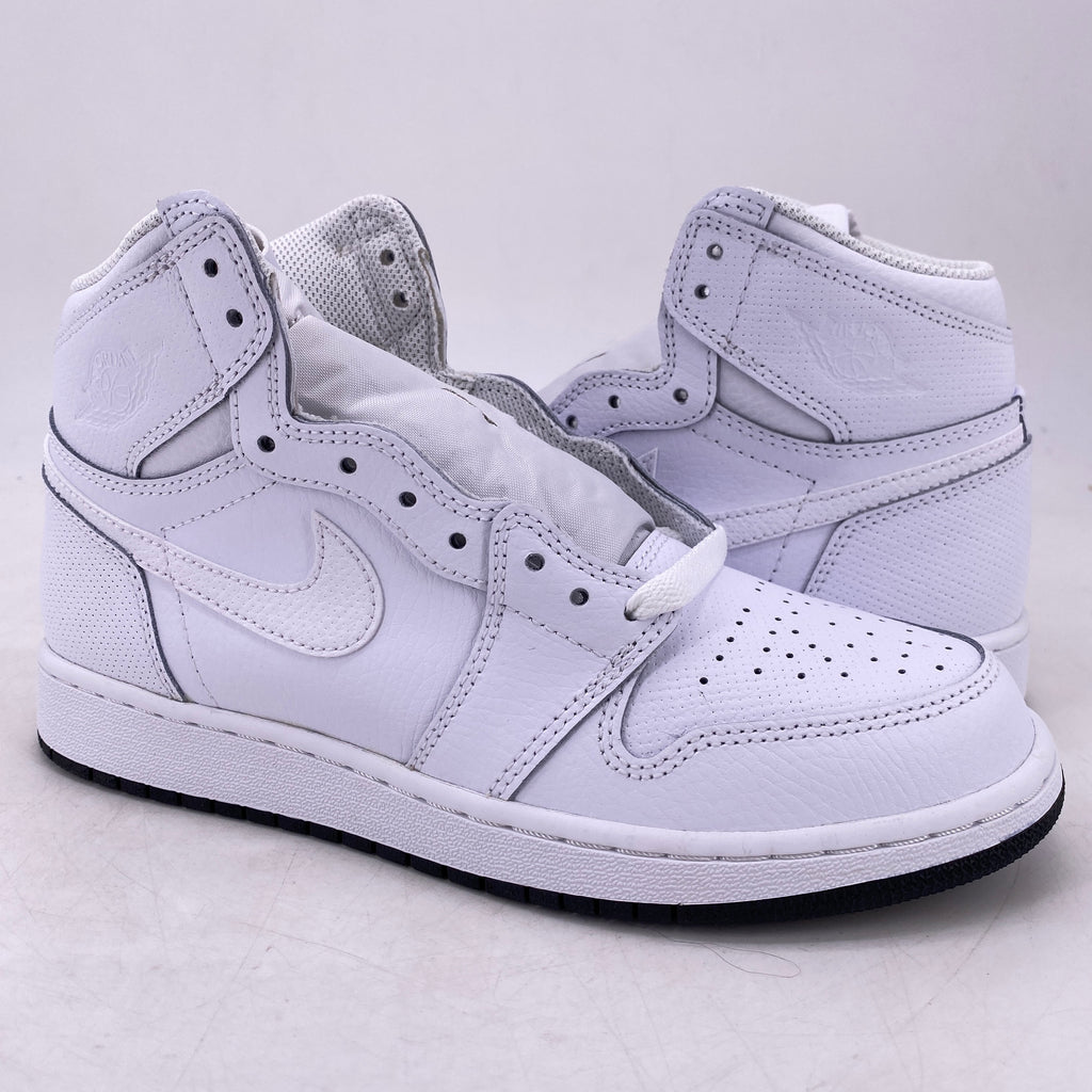 Air Jordan (GS) 1 Retro High OG "Perforated White" 2017 New Size 6.5Y
