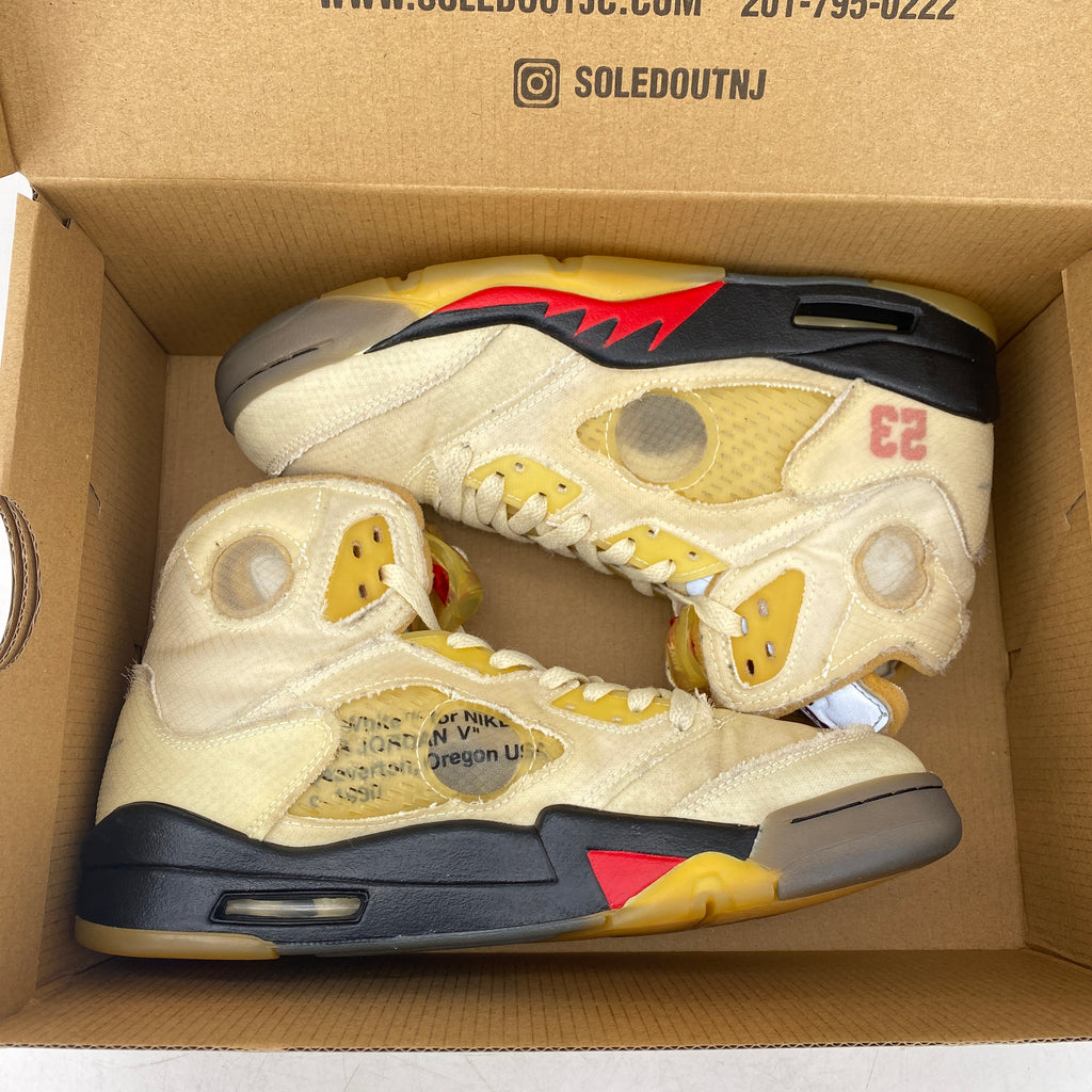 Air Jordan 5 Retro "Ow Sail" 2020 Used Size 7