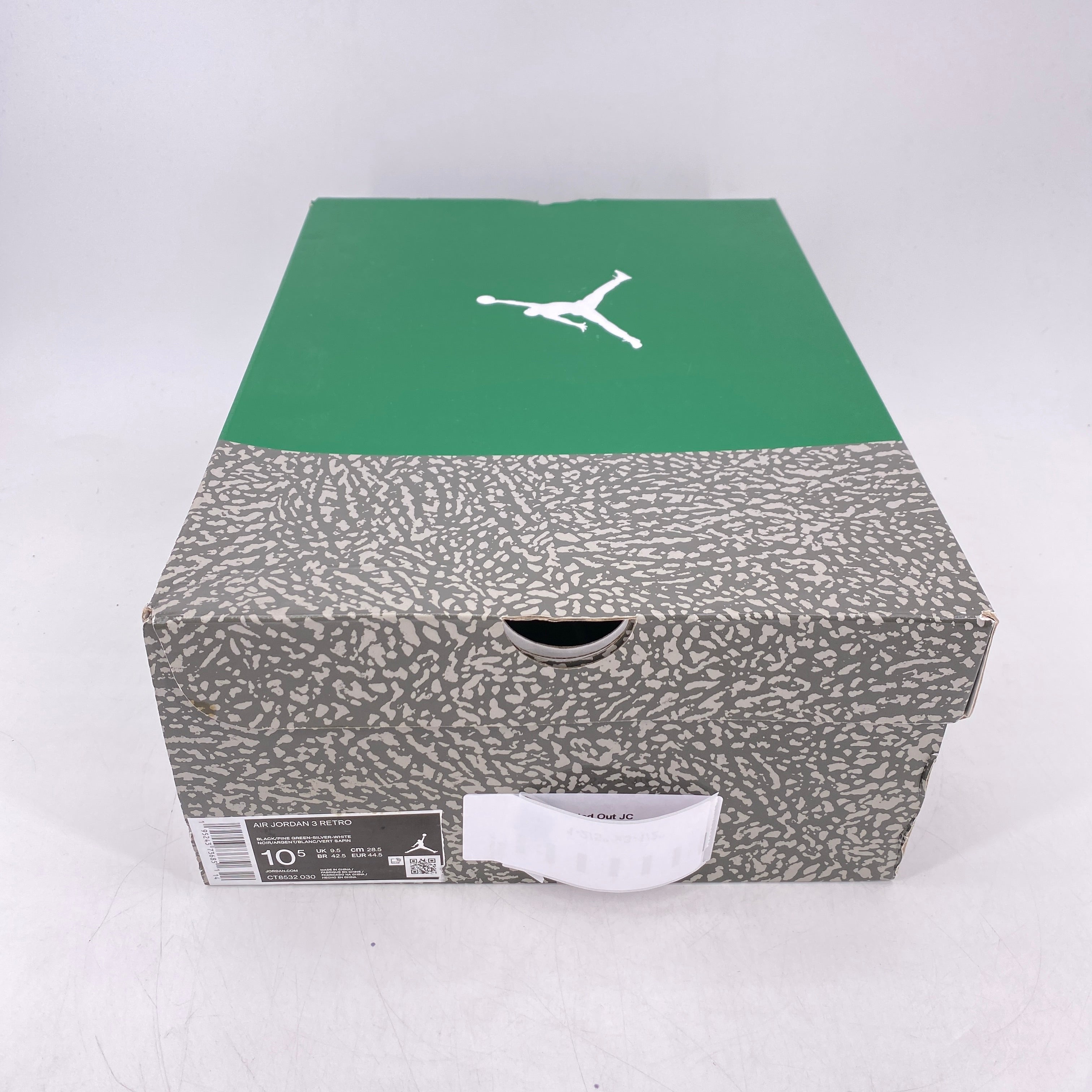 Air Jordan 3 Retro &quot;Pine Green&quot; 2021 New Size 10.5