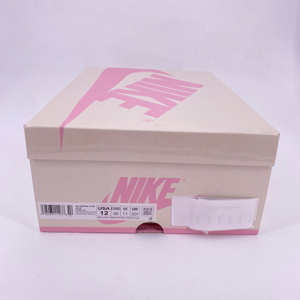 Air Jordan 1 Retro Low "Travis Scott Sail Tropical Pink" 2026 New Size 12