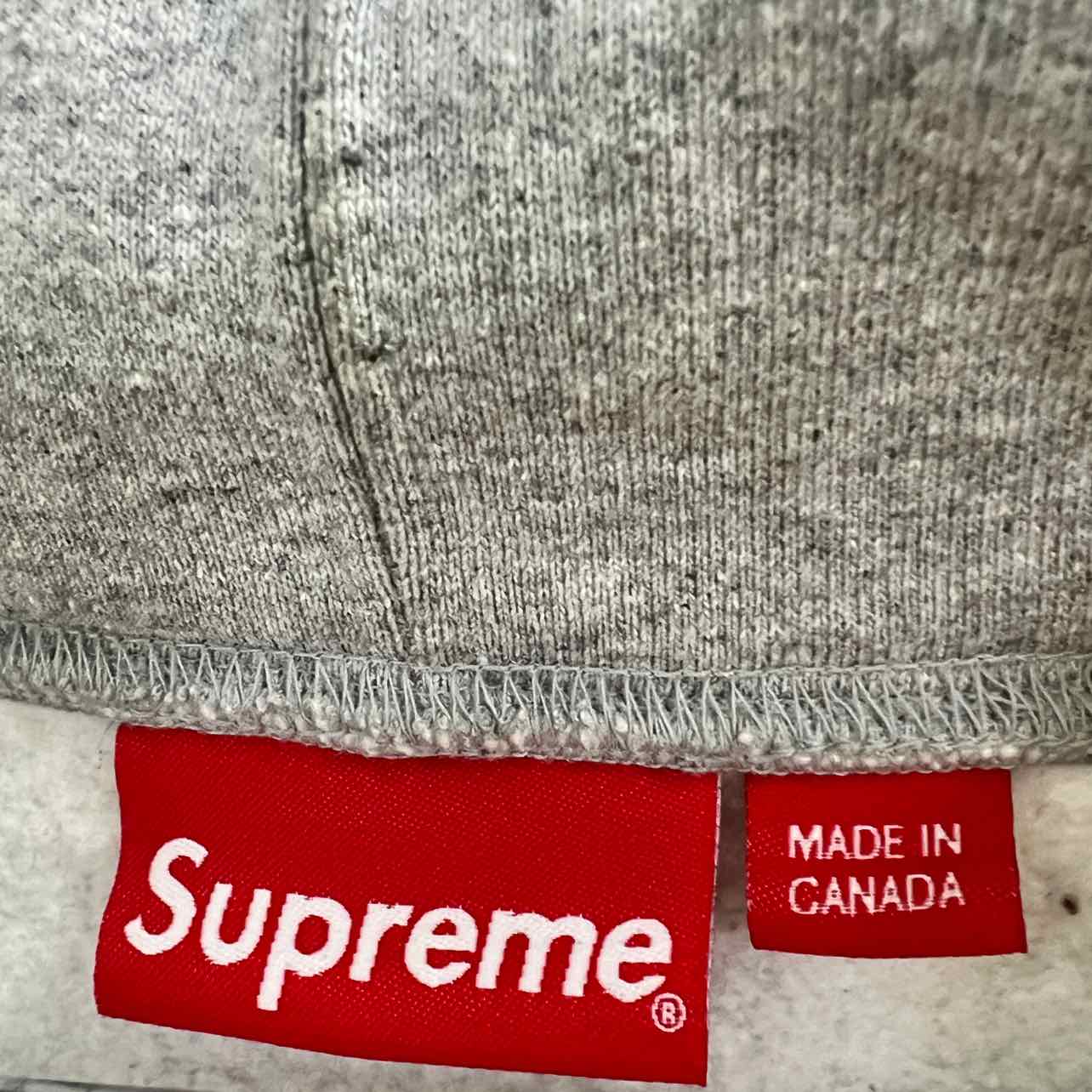 Supreme Hoodie &quot;MOSAIC&quot; Grey Used Size 2XL