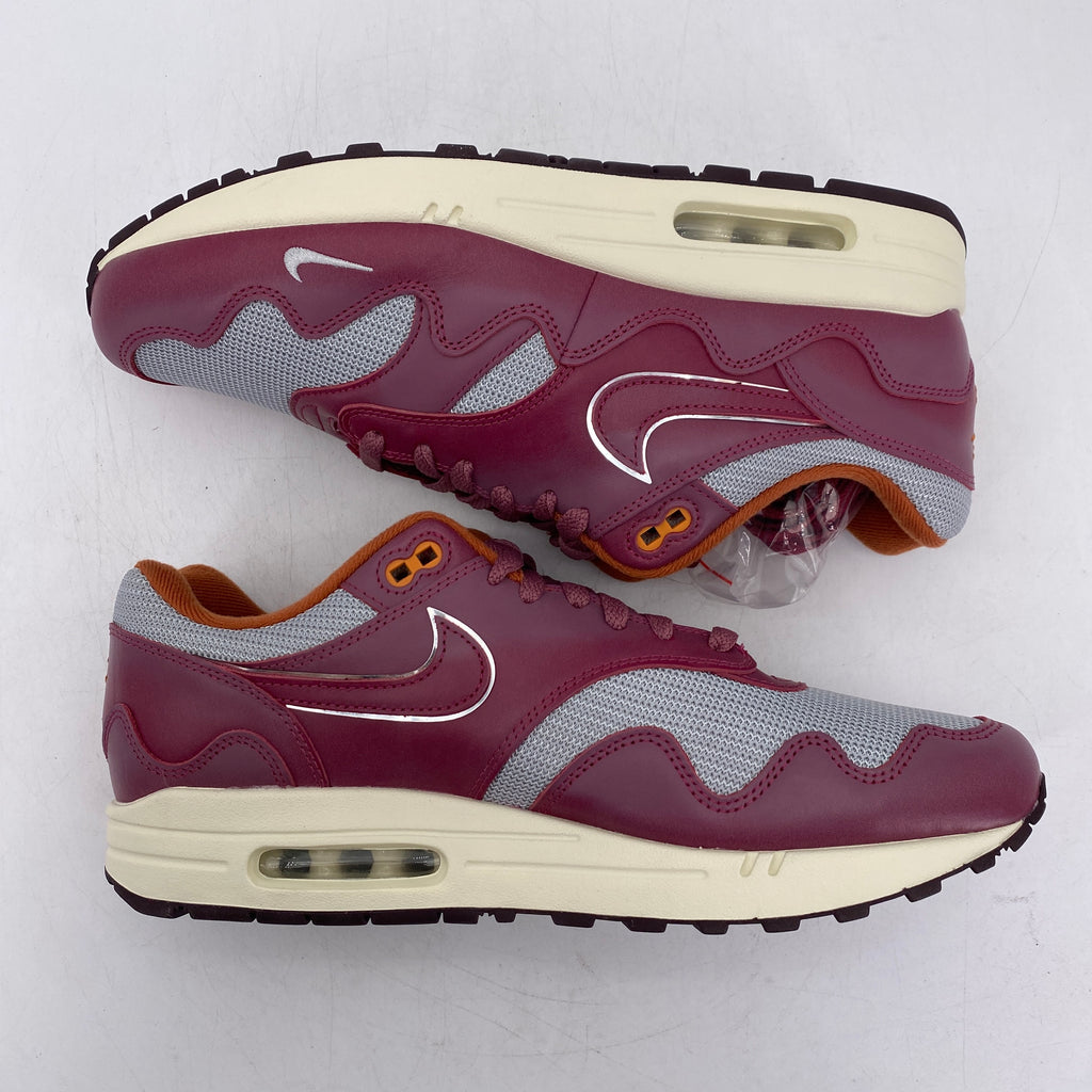 Nike Air Max 1 / Patta "Rush Maroon" 2021 New Size 11.5
