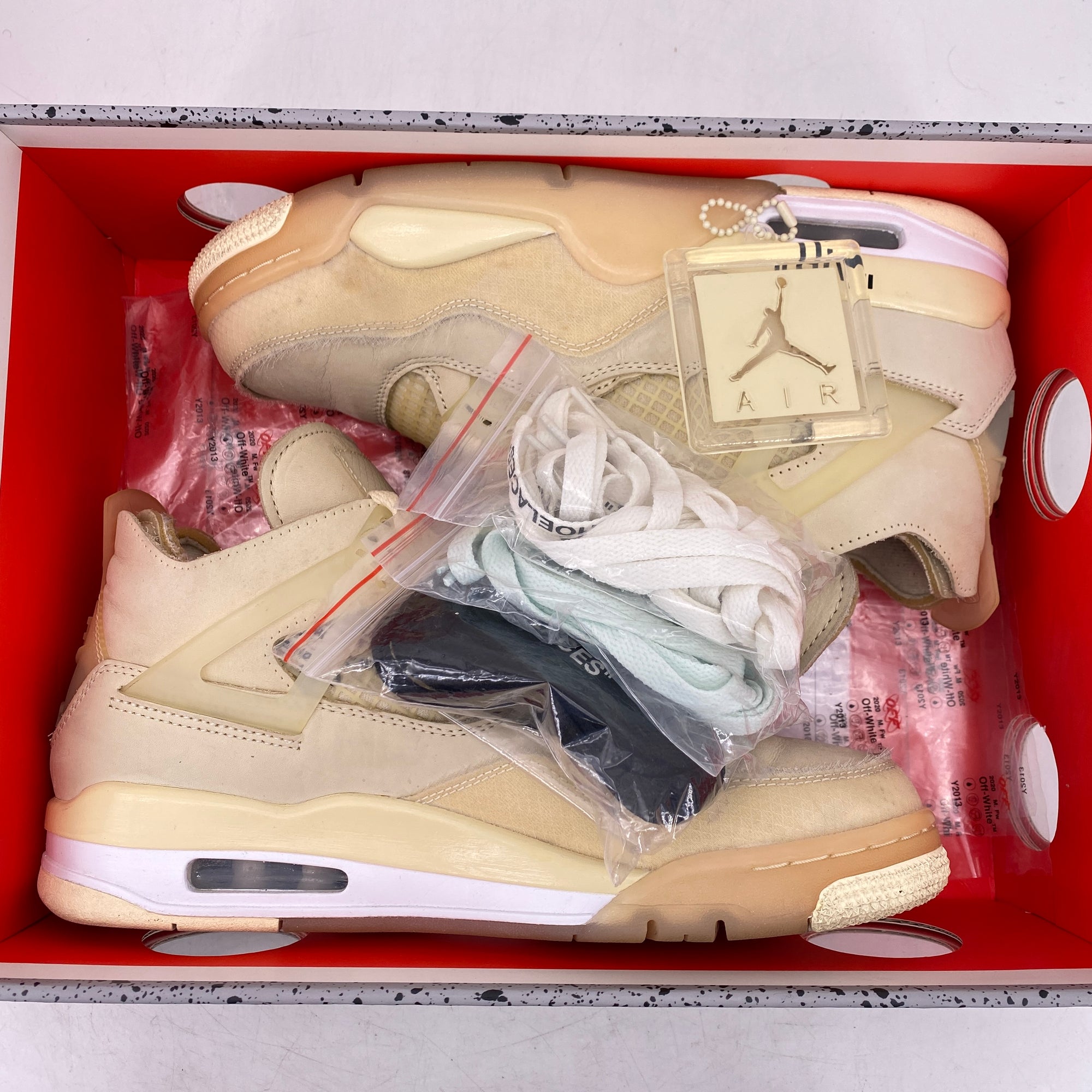Air Jordan (W) 4 Retro &quot;Ow Sail&quot; 2020 Used Size 9.5W