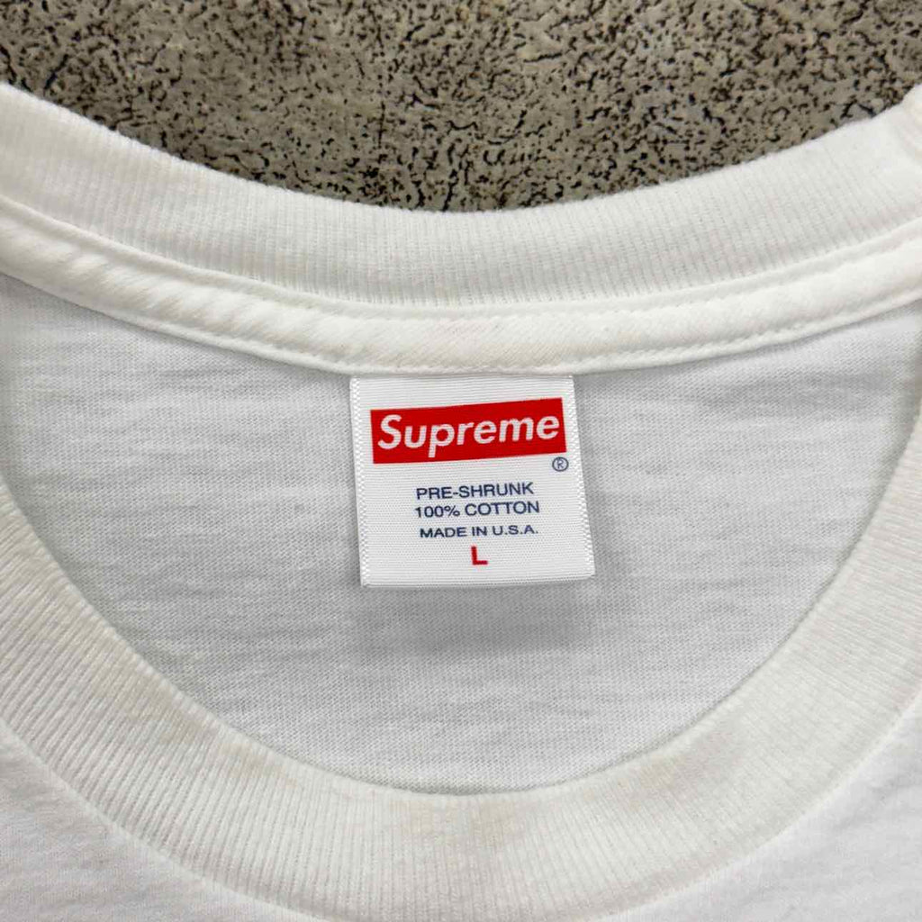 Supreme T-Shirt "CLIENTELE" White Used Size L