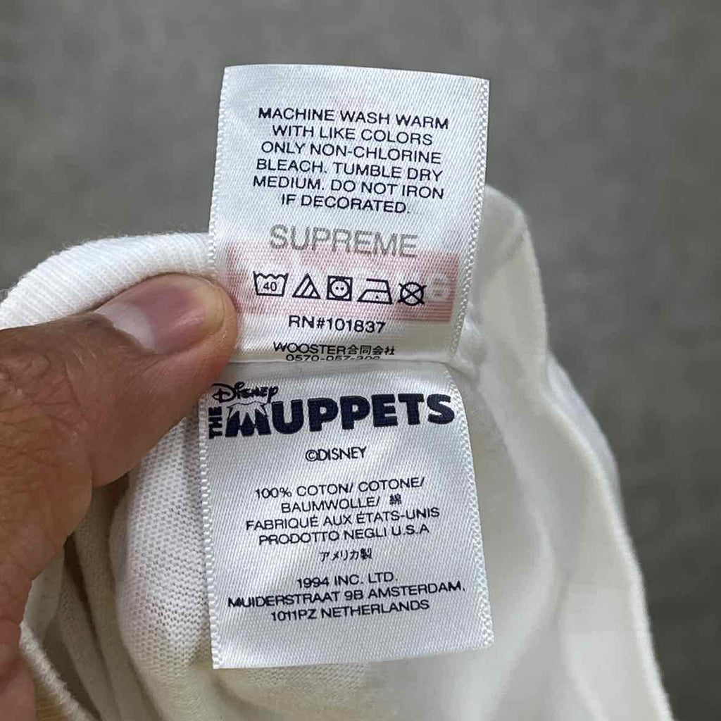 Supreme T-Shirt "MISS PIGGY" White Used Size XL