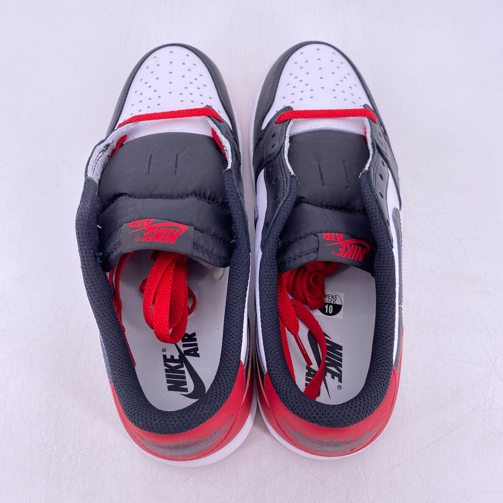 Air Jordan 1 Retro Low "Black Toe" 2023 New Size 10
