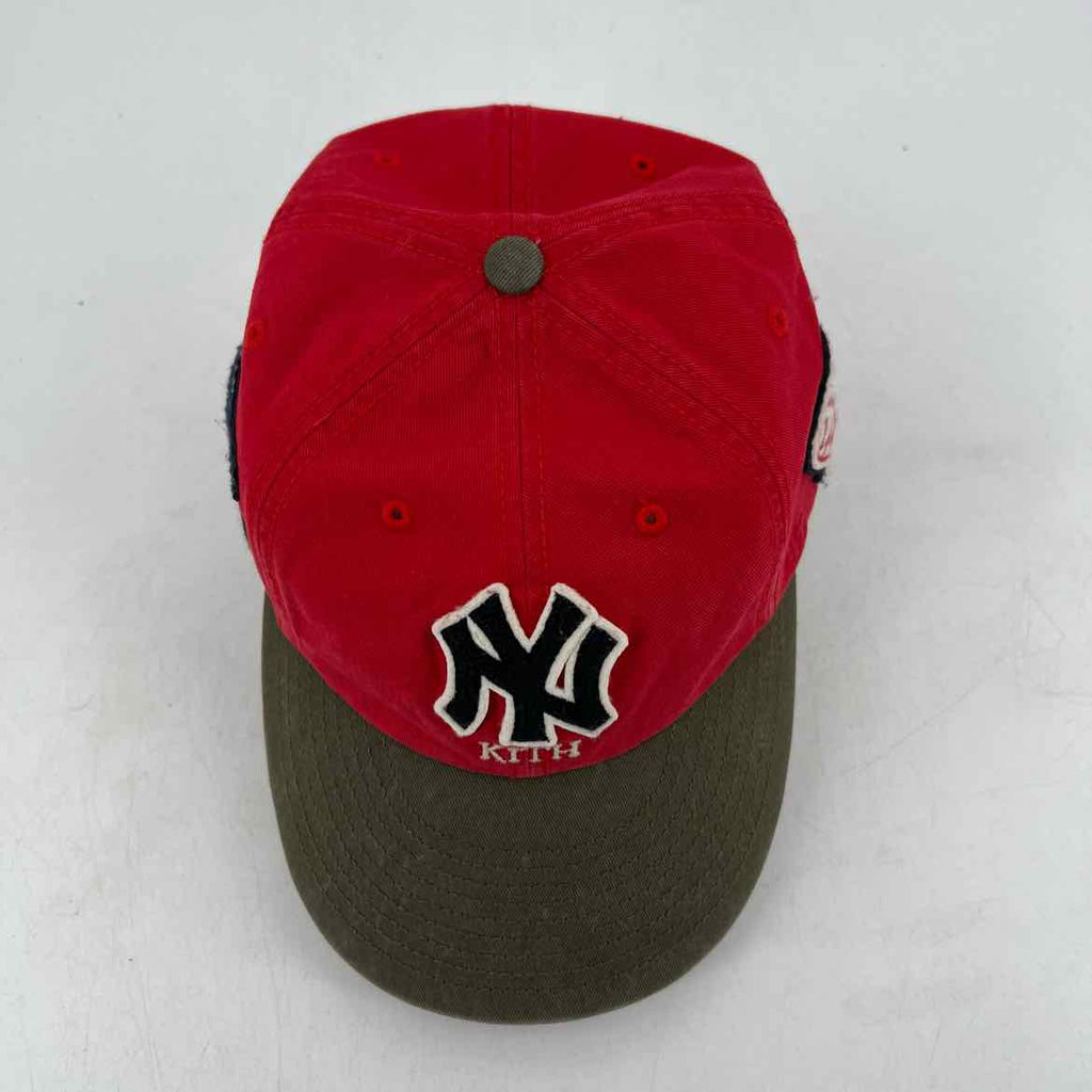 Kith Cap "YANKEES WORLD SERIES" 2026 New Red