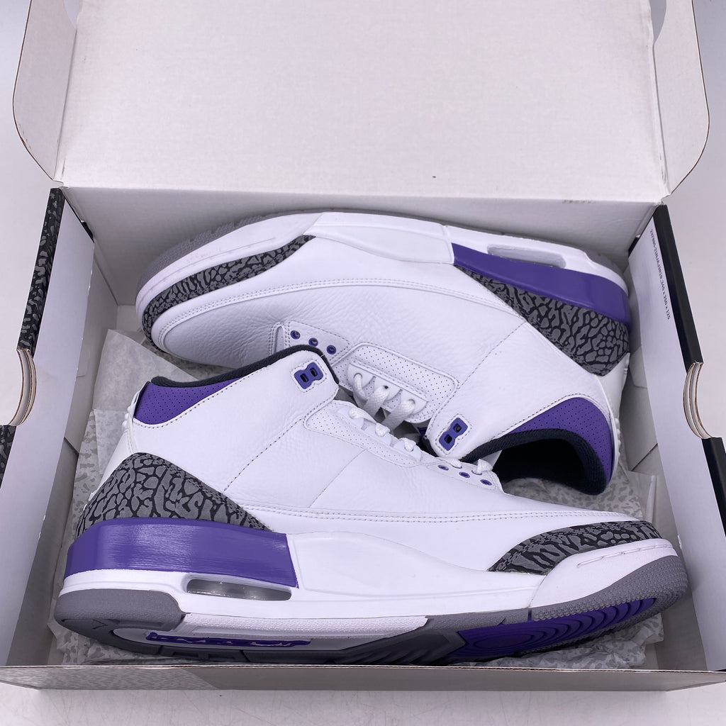 Air Jordan 3 Retro "Dark Iris" 2022 New Size 12