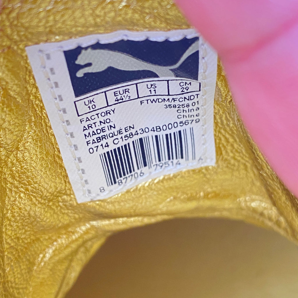 Puma Mid Top "Meek Mill 24k Gold"  New Size 11