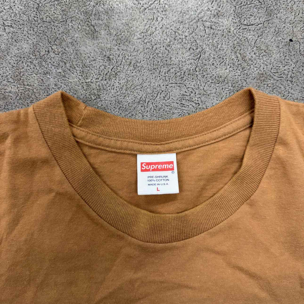 Supreme T-Shirt "SADE" Mocha Used Size L
