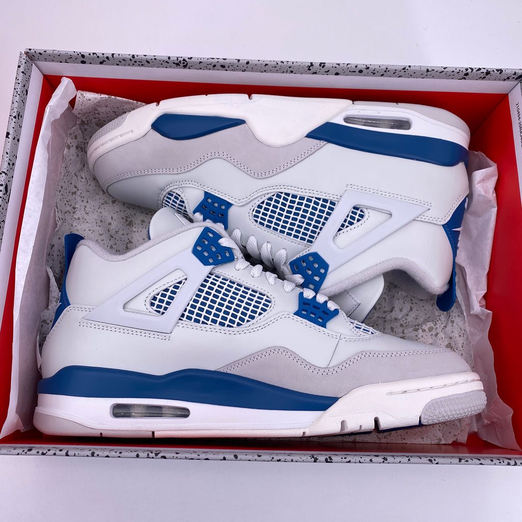 Air Jordan 4 Retro "Military Blue" 2024 New Size 10