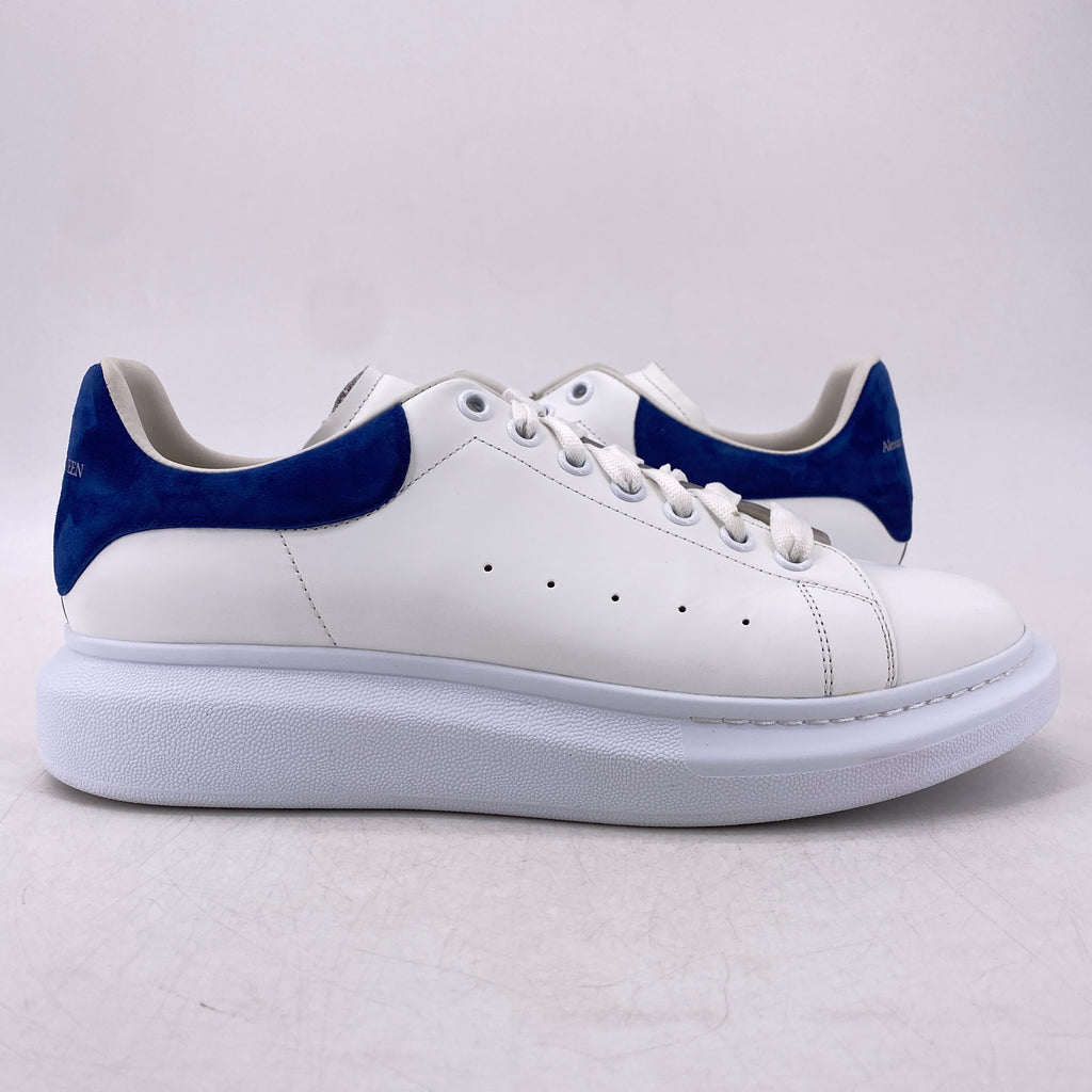 Alexander McQueen Oversized Sneaker "White Blue"  Used Size 45.5