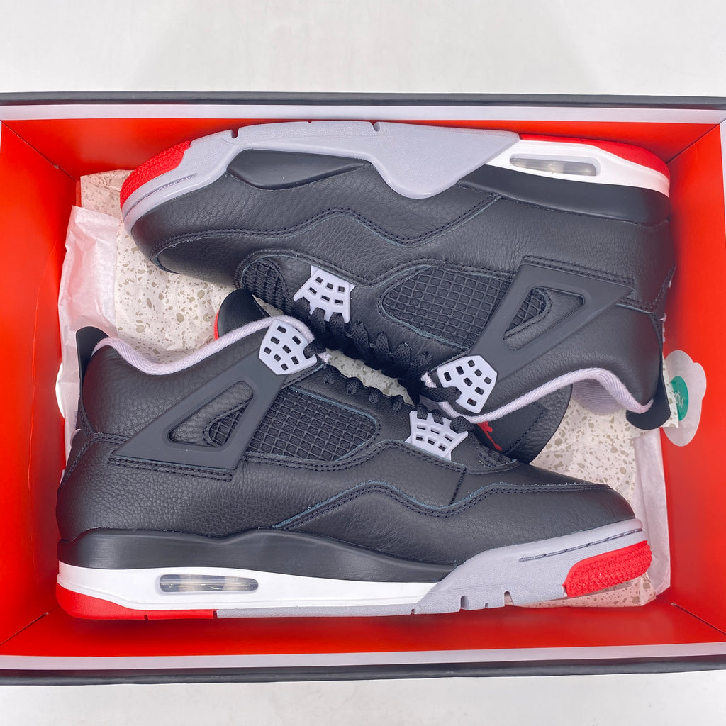 Air Jordan 4 Retro "Bred Reimagined" 2024 New Size 8.5