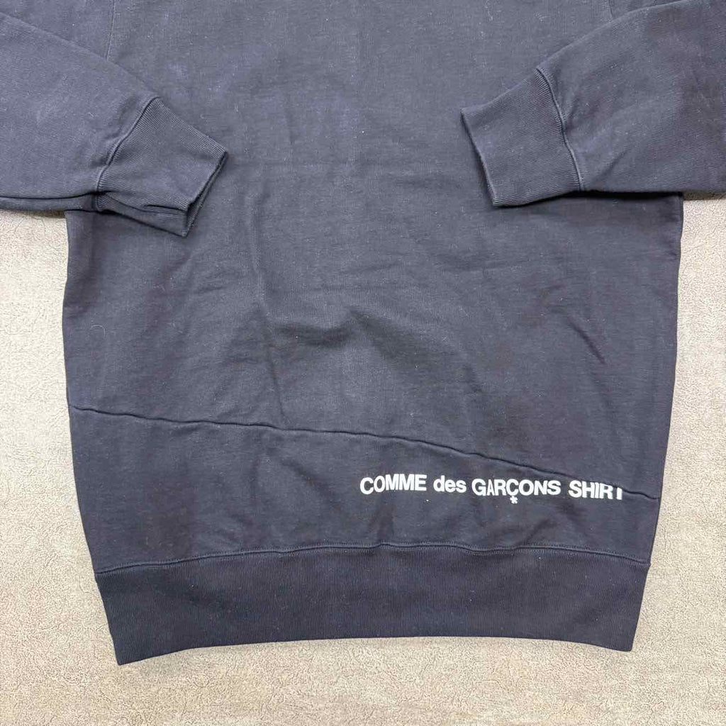 Supreme Hoodie "BOX LOGO CDG SPLIT" Black Used Size M