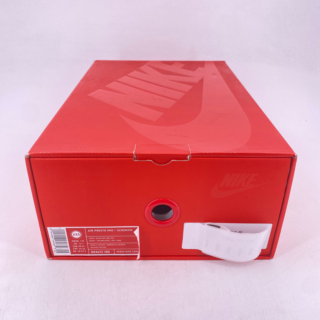 Nike Air Presto Mid "Acronym Volt" 2016 Used Size XXS (7-8)