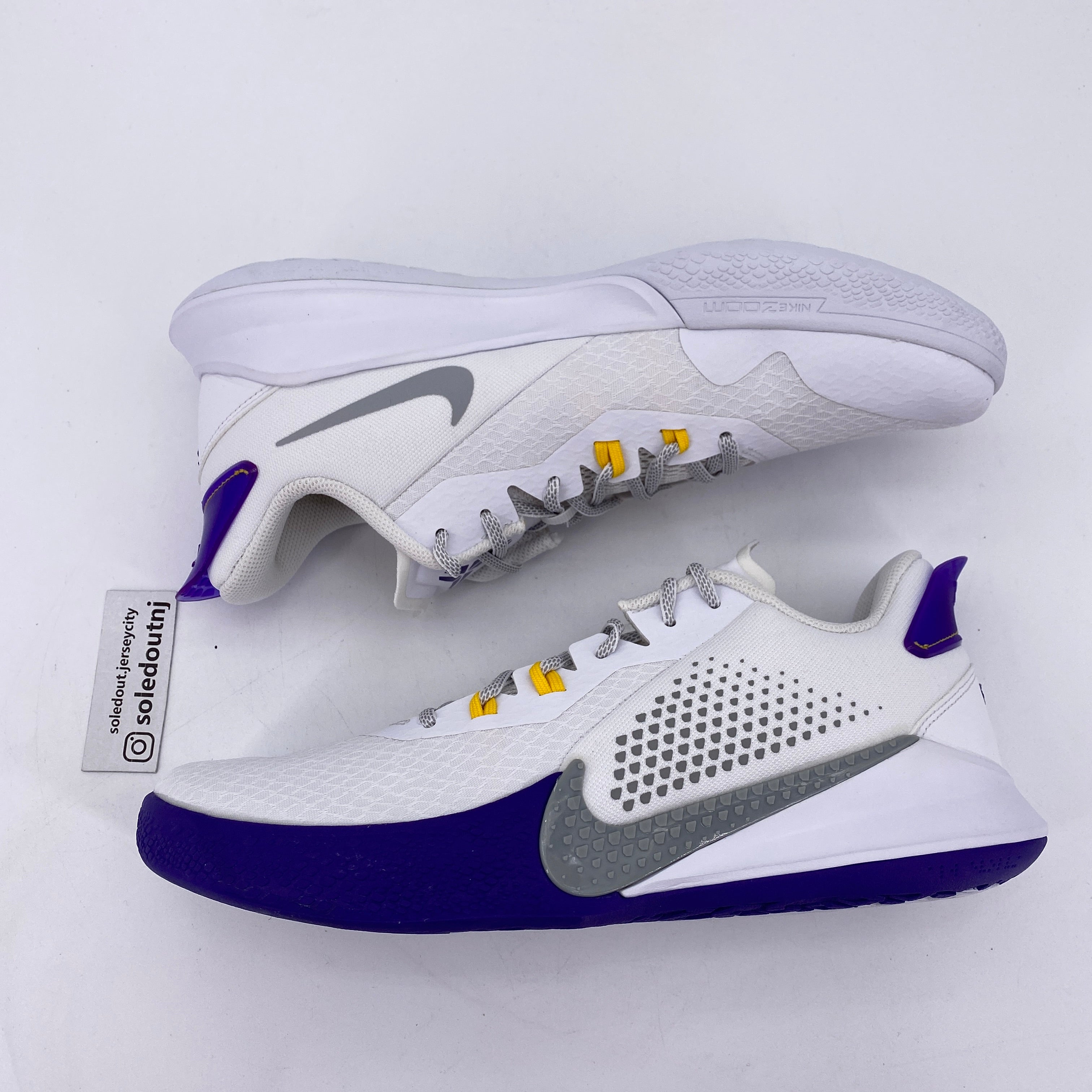 Nike Mamba Fury &quot;Lakers Home&quot; 2020 New Size 10