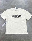 Fear of God T-Shirt "ESSENTIALS" Cream New Size L