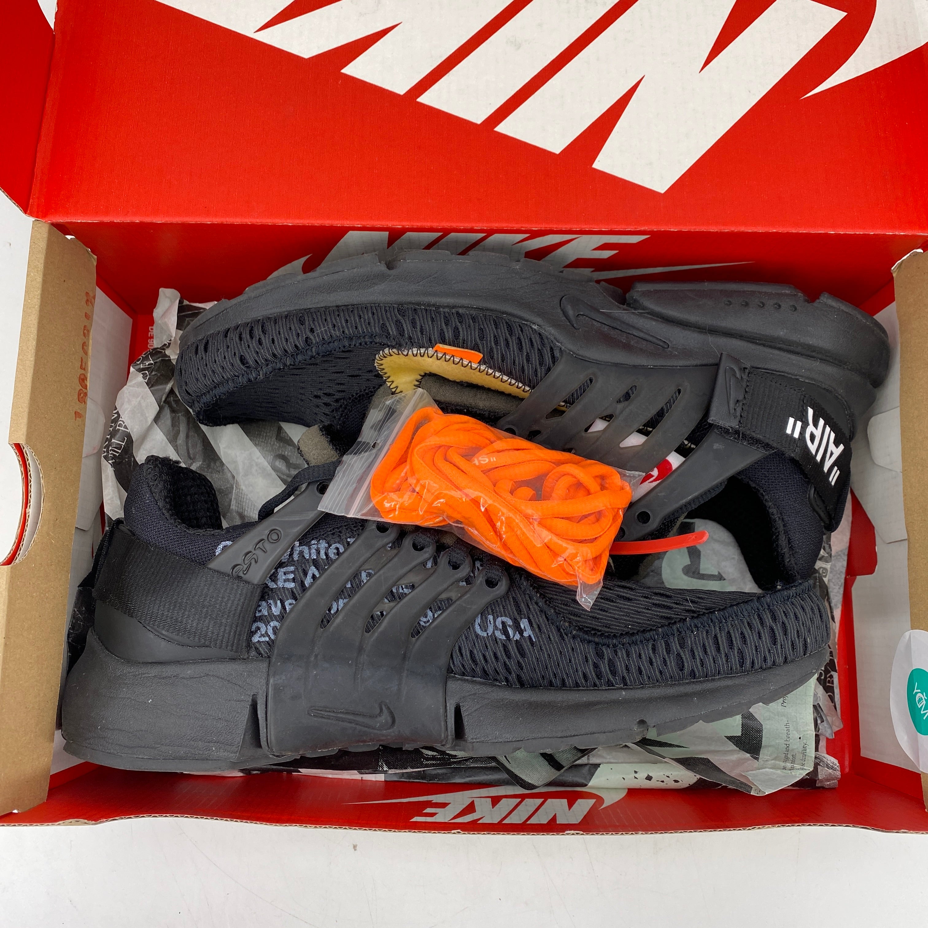 Nike Air Presto &quot;Ow Black&quot; 2018 Used Size 8