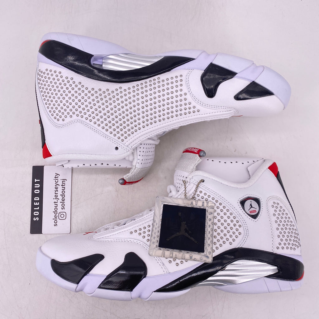 Air Jordan 14 Retro "Supreme White" 2019 New Size 10.5
