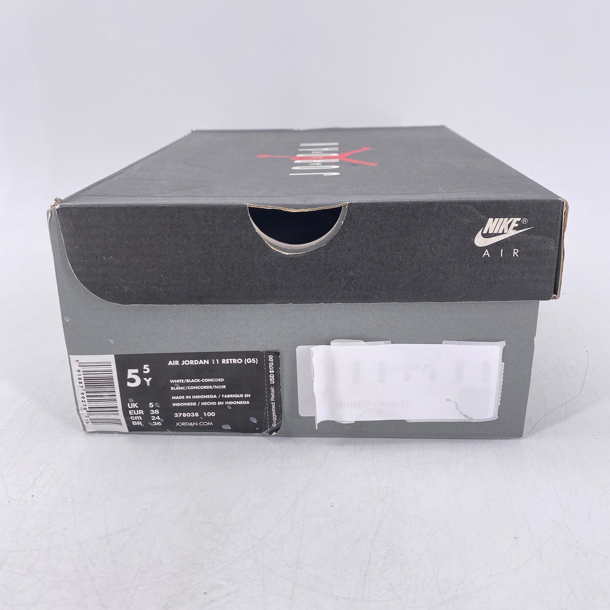 Air Jordan (GS) 11 Retro &quot;Concord&quot; 2018 Used Size 5.5Y
