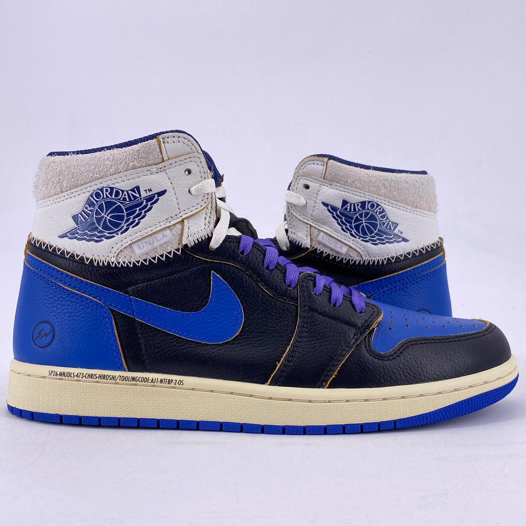 Air Jordan 1 Retro High OG "Union Fragment Sport Royal" 2026 Used Size 10