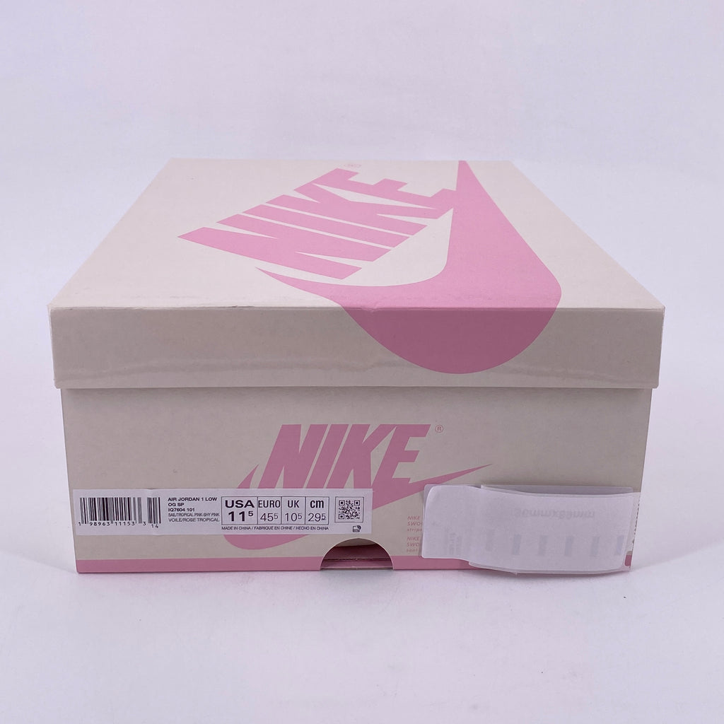 Air Jordan 1 Retro Low "Travis Scott Sail Tropical Pink" 2026 New Size 11.5