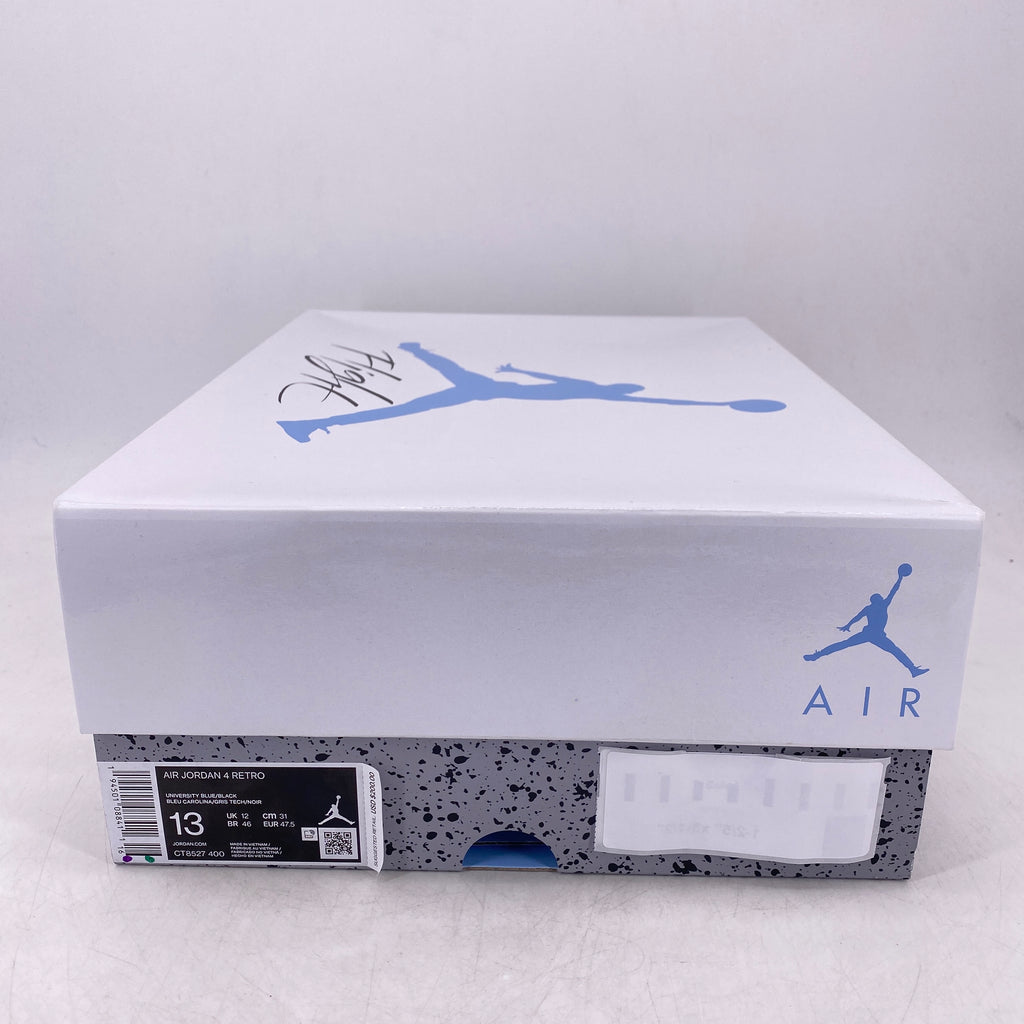 Air Jordan 4 Retro "University Blue" 2021 New Size 13