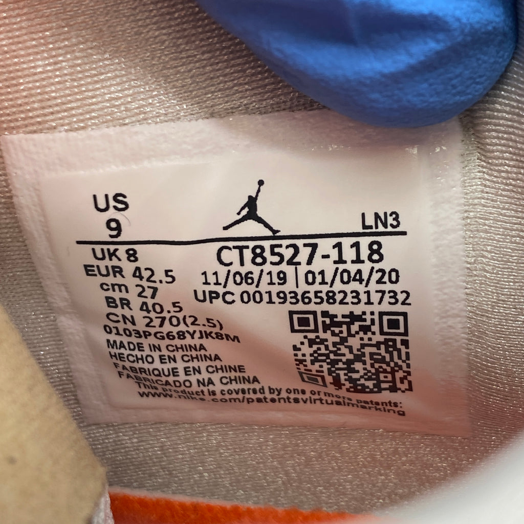 Air Jordan 4 Retro "Metallic Orange" 2020 New (Cond) Size 9
