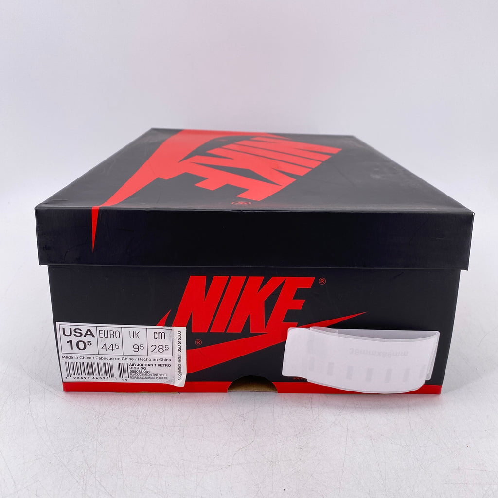 Air Jordan 1 Retro High OG "Crimson Tint" 2019 New Size 10.5