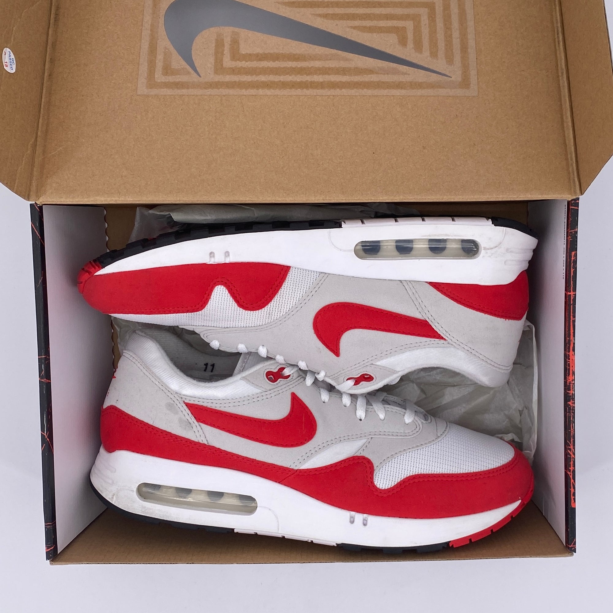 Nike Air Max 1 &quot;Big Bubble Sport Red&quot; 2023 Used Size 11