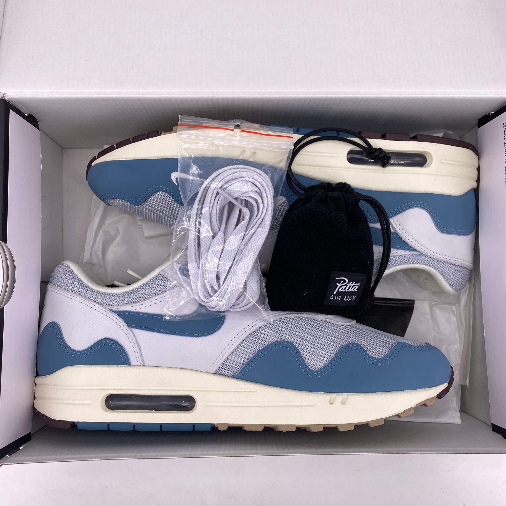 Nike Air Max 1 / Patta &quot;Waves Aqua&quot; 2021 Used Size 10