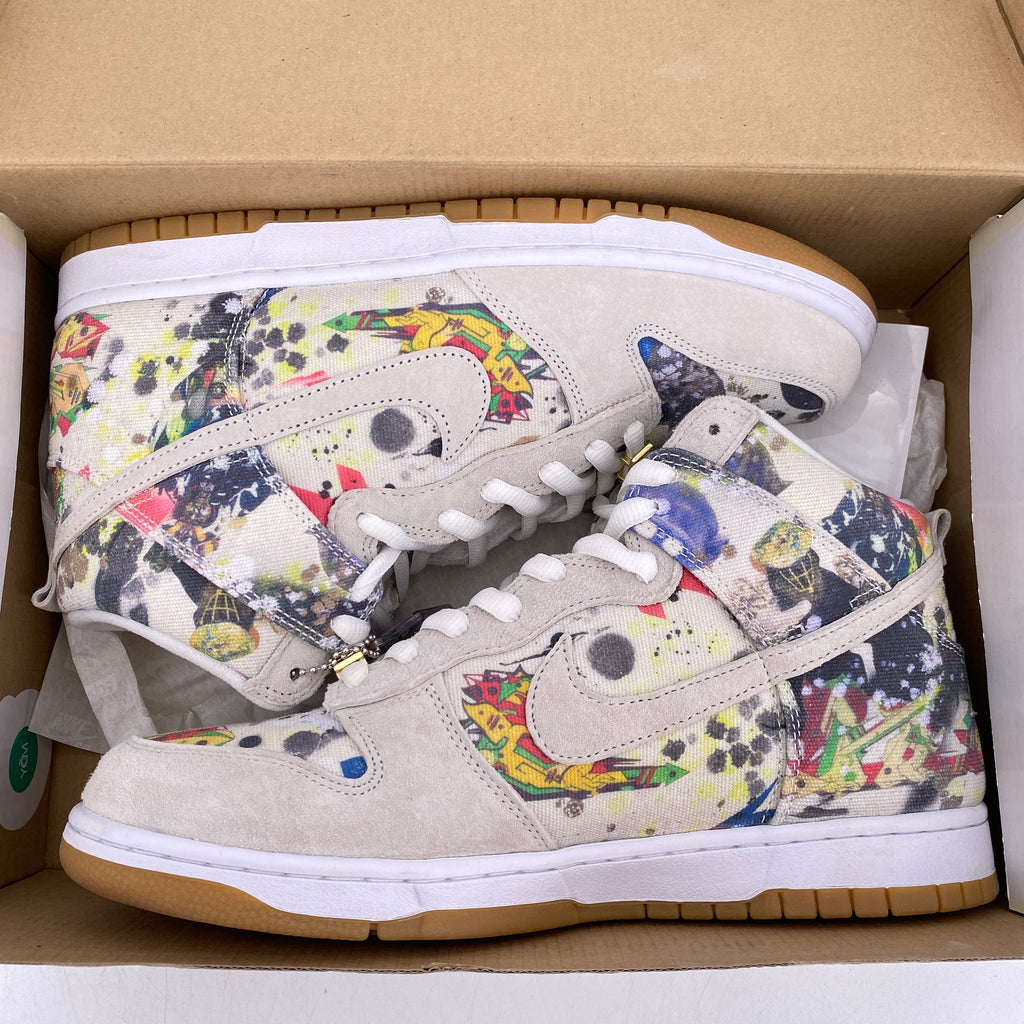 Nike SB Dunk High "Supreme Rammellzee" 2023 Used Size 10.5