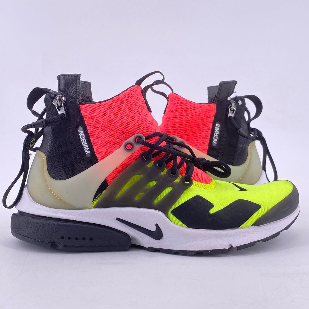 Nike Air Presto Mid "Acronym Volt" 2016 Used Size XXS (7-8)
