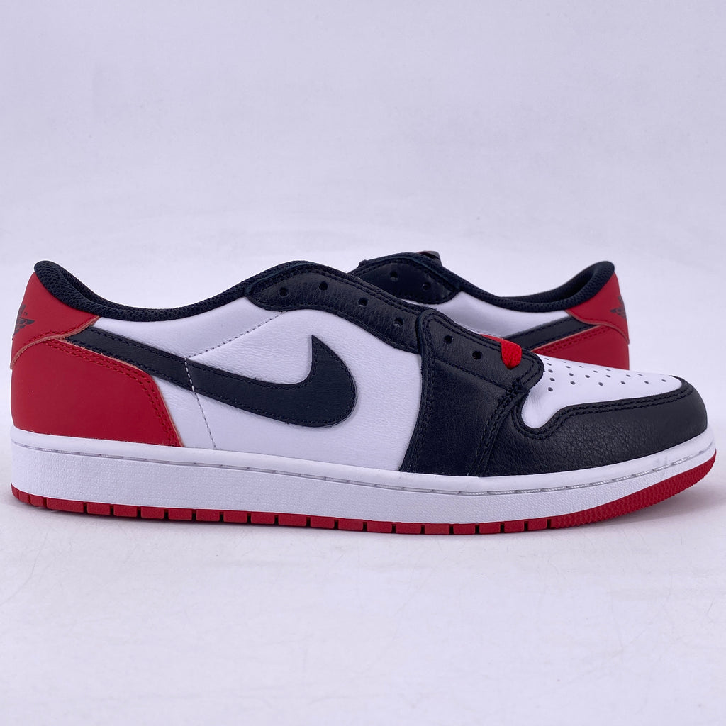Air Jordan 1 Retro Low "Black Toe" 2023 New Size 10