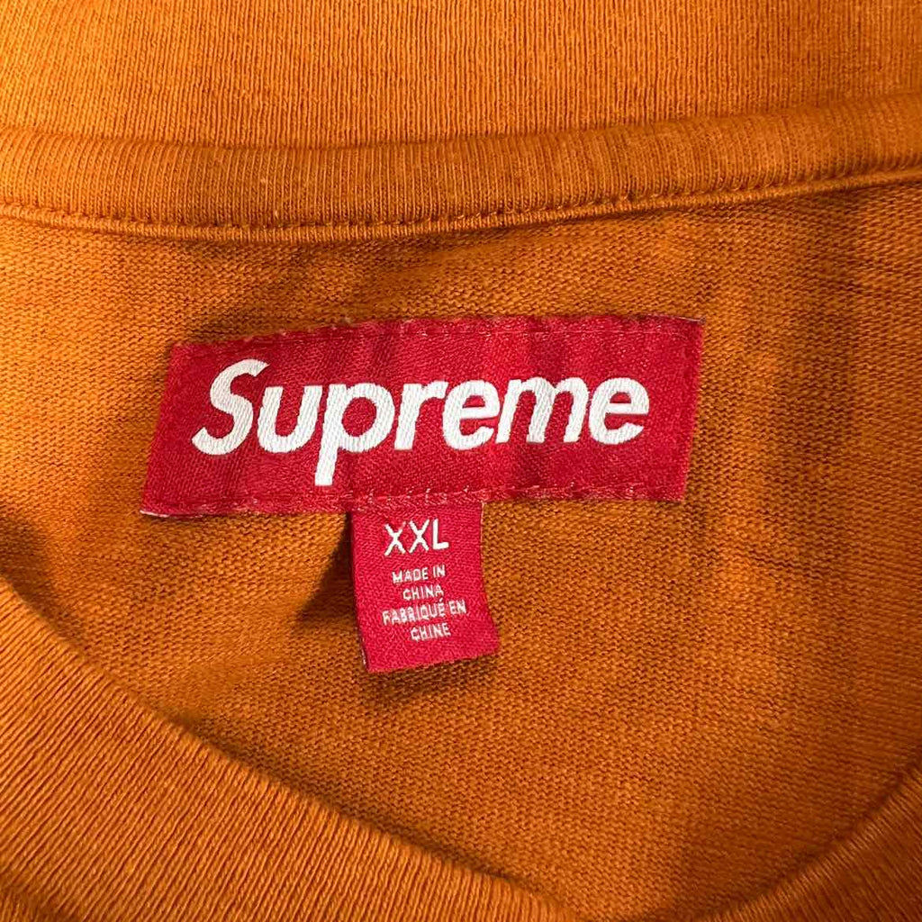 Supreme T-Shirt "OLD ENGLISH" Rust Used Size 2XL