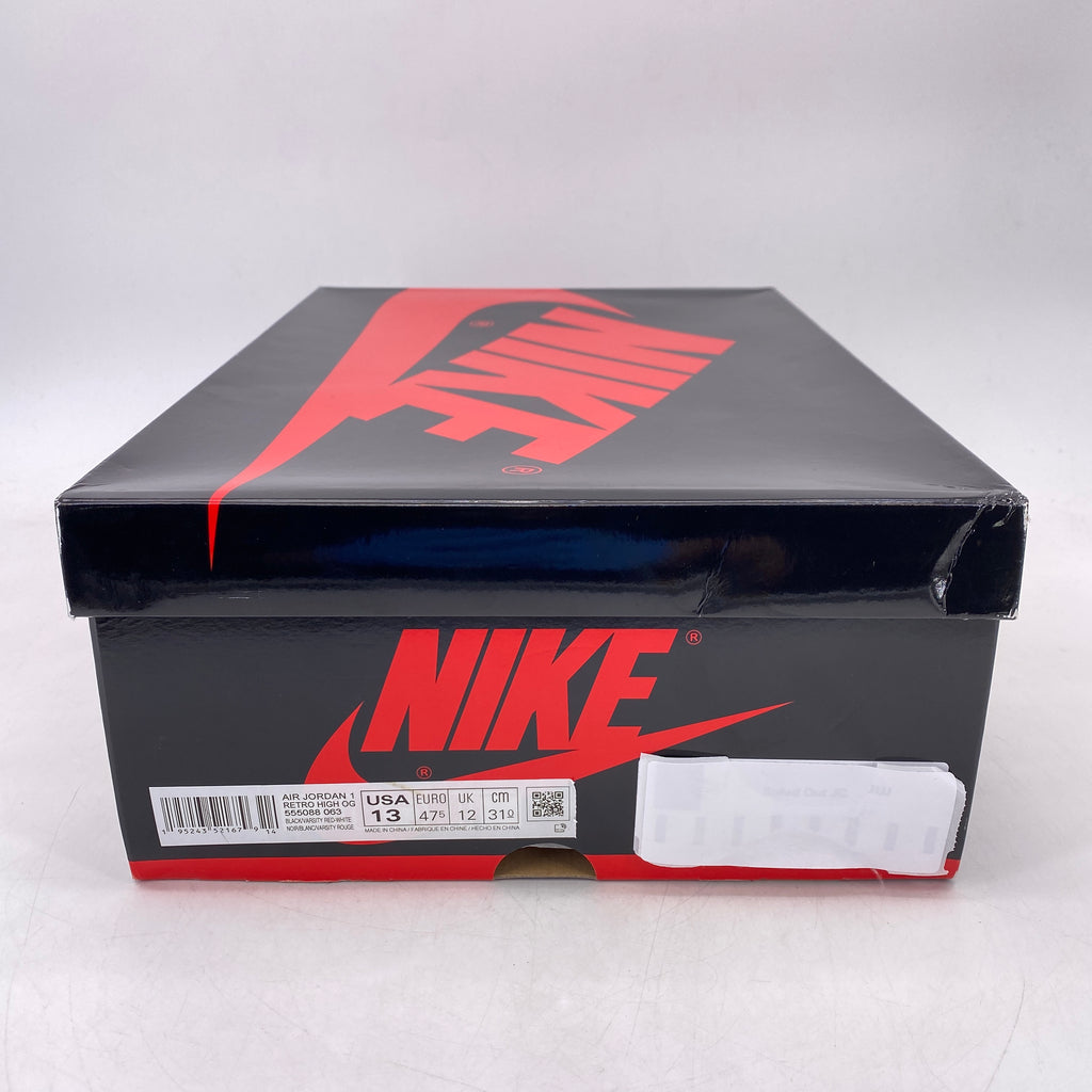 Air Jordan 1 Retro High OG "Patent Bred" 2021 New Size 13